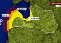 LVĢMC izsludina sarkano brīdinājumu: Latvijai atkal tuvojas ļoti stipra vētra – aktuālās informācijas apokopojums