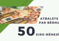 Valsts sociālās apdrošināšanas aģentūra paziņo precīzu laiku, kad sāks izmaksāt 50 un 20 eiro atbalstus